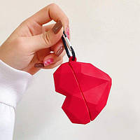 Чохол для навушників Apple AirPods 3 Alitek Червоне Серце 3D + карабін