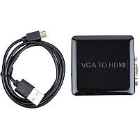 Конвертер PowerPlant VGA+R/L в HDMI (HDCVGA01-M)