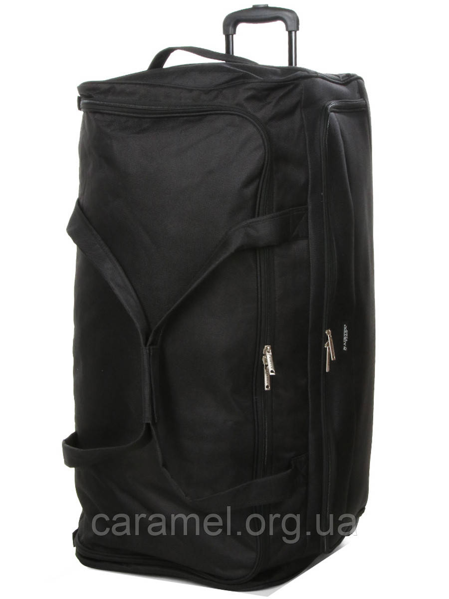 Сумка на колесах гігант XL чорна 85х39х42см/136л/3.3кг/Airtex 823-85