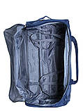 Сумка на колесах велика L синя 75x36x38см/100л/2.8кг/Airtex 823-75, фото 10