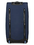 Сумка на колесах велика L синя 75x36x38см/100л/2.8кг/Airtex 823-75, фото 3