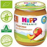 HiPP Пюре фруктовое Персики 4м+ (125 г)