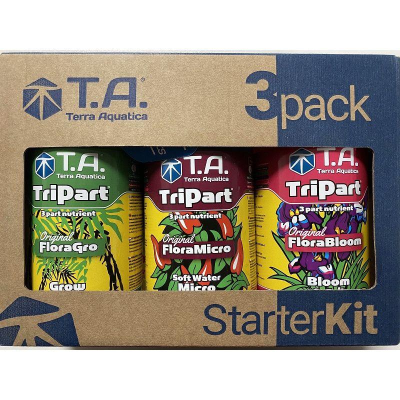 Оригінал GHE Tripack Flora Series SW Комплект мініральних добрив добрив для гідропоніки