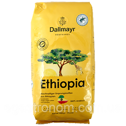 Кава (зерно) Далмаєр Ефіопія Dallmayr Ethiopia 500g 12шт/ящ (Код: 00-00012196)