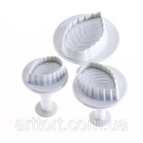 Плунжер Лист троянди, малий 3 шт., фото 1