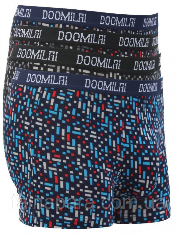 Мужские трусы боксеры хлопковые с добавлением бамбука Doomilai L - фото 1 - id-p1531324074