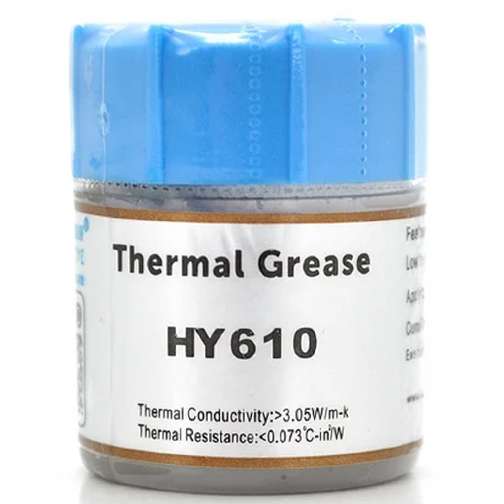 Термопаста Halnziye HY-610 (HY-610 15g, банка)