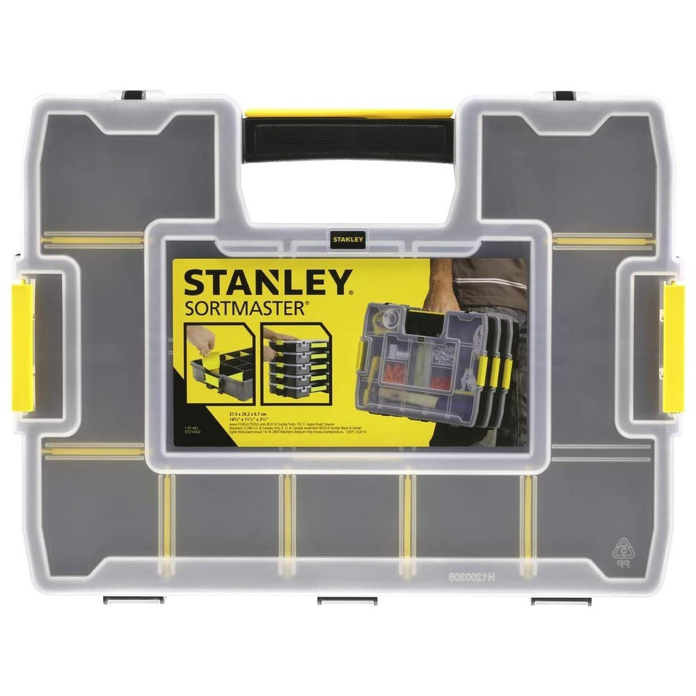 Органайзер Касетний (375 х 67 х 292 мм) 14 секцій STANLEY SortMaster 1-97-483