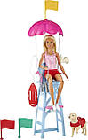 Барбі рятувальник на пляжі Barbie Lifeguard Playset, фото 5