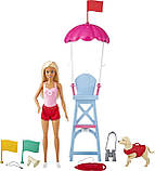 Барбі рятувальник на пляжі Barbie Lifeguard Playset, фото 6