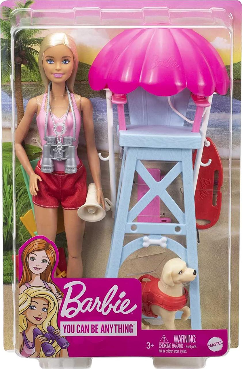Барбі рятувальник на пляжі Barbie Lifeguard Playset