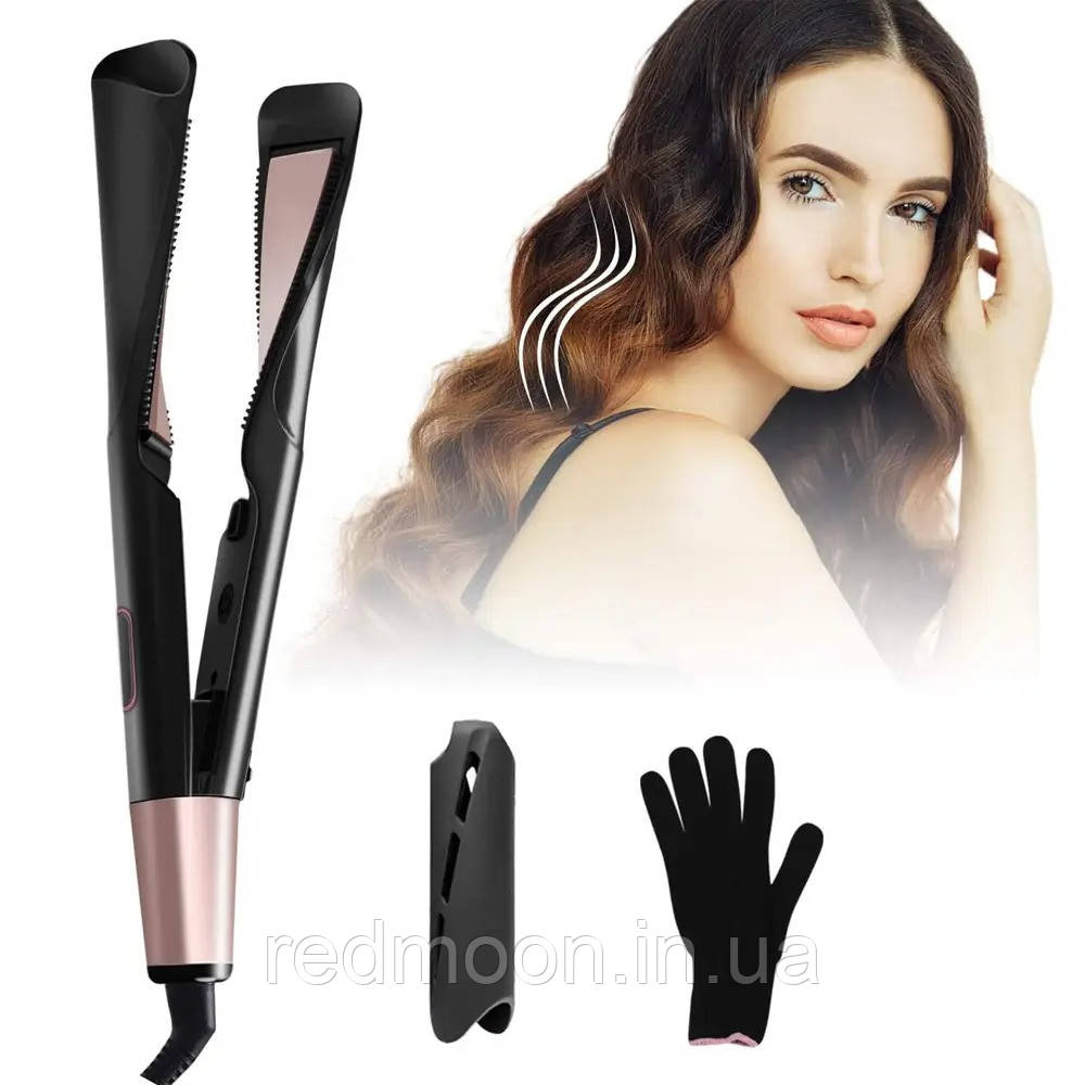 Спіральна плойка для локонів HAIR CURLER 106 WM-002 / Спіральний утюжок - випрямляч для волосся 2 в 1, фото 1