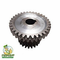 Шестерня подвійна 23 - 33 зуба до електричної соломорізки ДТЗ, Млинок, Жужа 2.2 кВт/220В