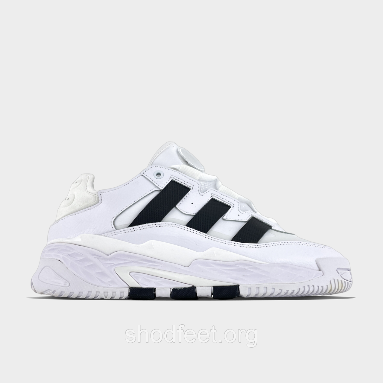 Кросівки чоловічі Adidas Niteball White Black