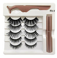 Набір вій на магнітному підведенні Magnetic Mix-4 5 пар