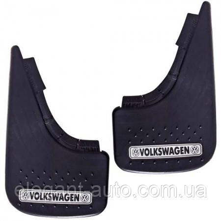 Бризковики малі "Volkswagen" Серебренн. напис + М'який бриз-к із видавлен. шипами "Елегант"(2шт)