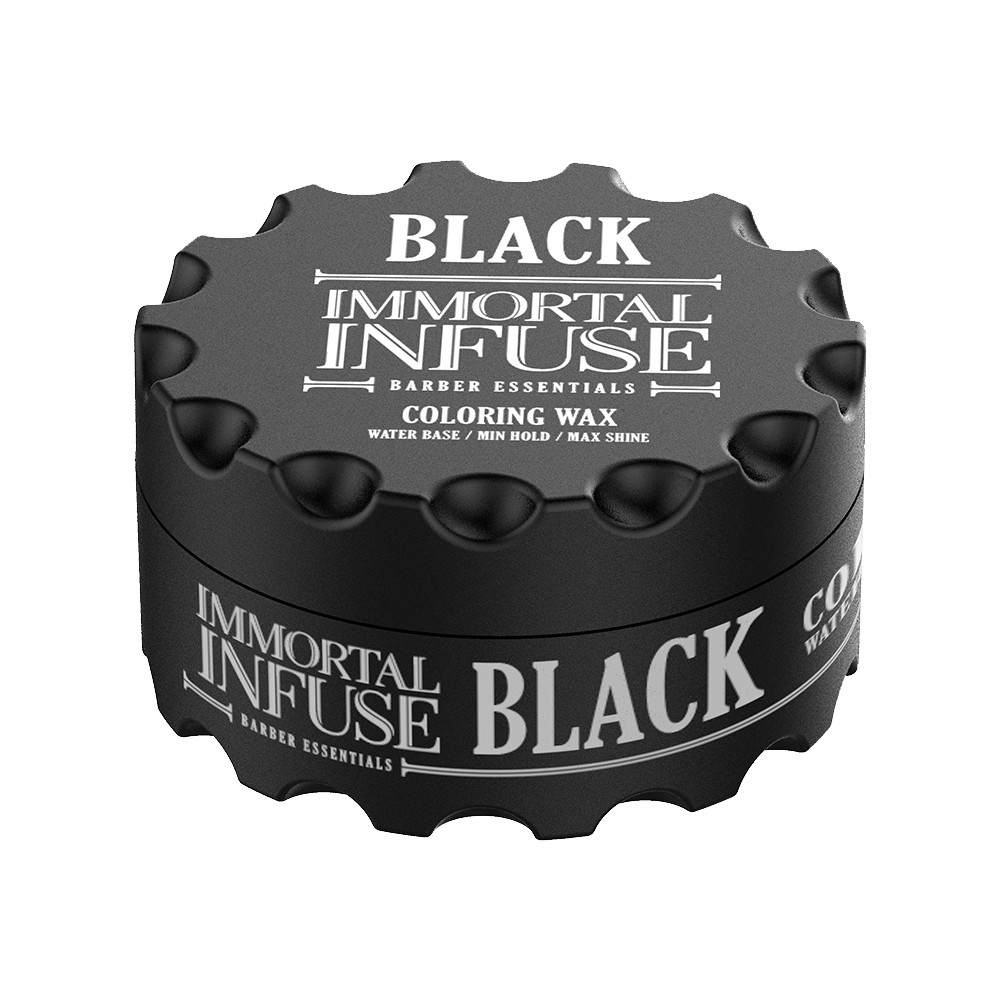 Чорний кольоровий віск для волосся Immortal Black Coloring Wax 100 мл (152-071)