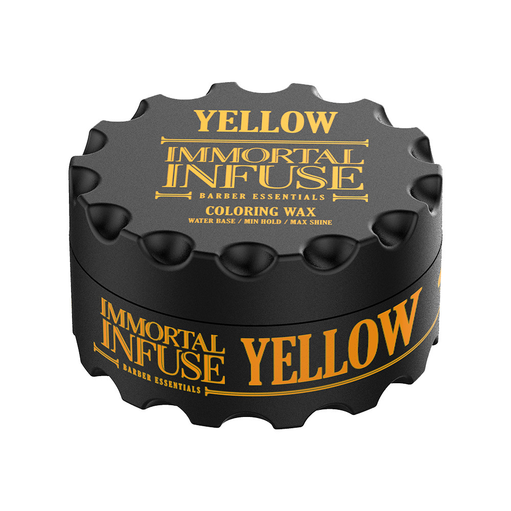 Жовтий кольоровий віск для волосся Immortal Yellow Coloring Wax 100 мл (152-072)