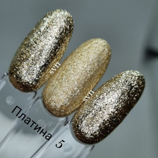 Гель лак для нігтів SVN Platinum №5 золото 10мл