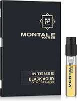 Оригинал Пробник Montale Black Aoud Intense 2 мл виала ( Монталь блек уд интенс ) парфюмированная вода