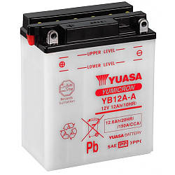 Mотоакумулятор Yuasa 12.6ah YB12A-A (сухозаряджений)