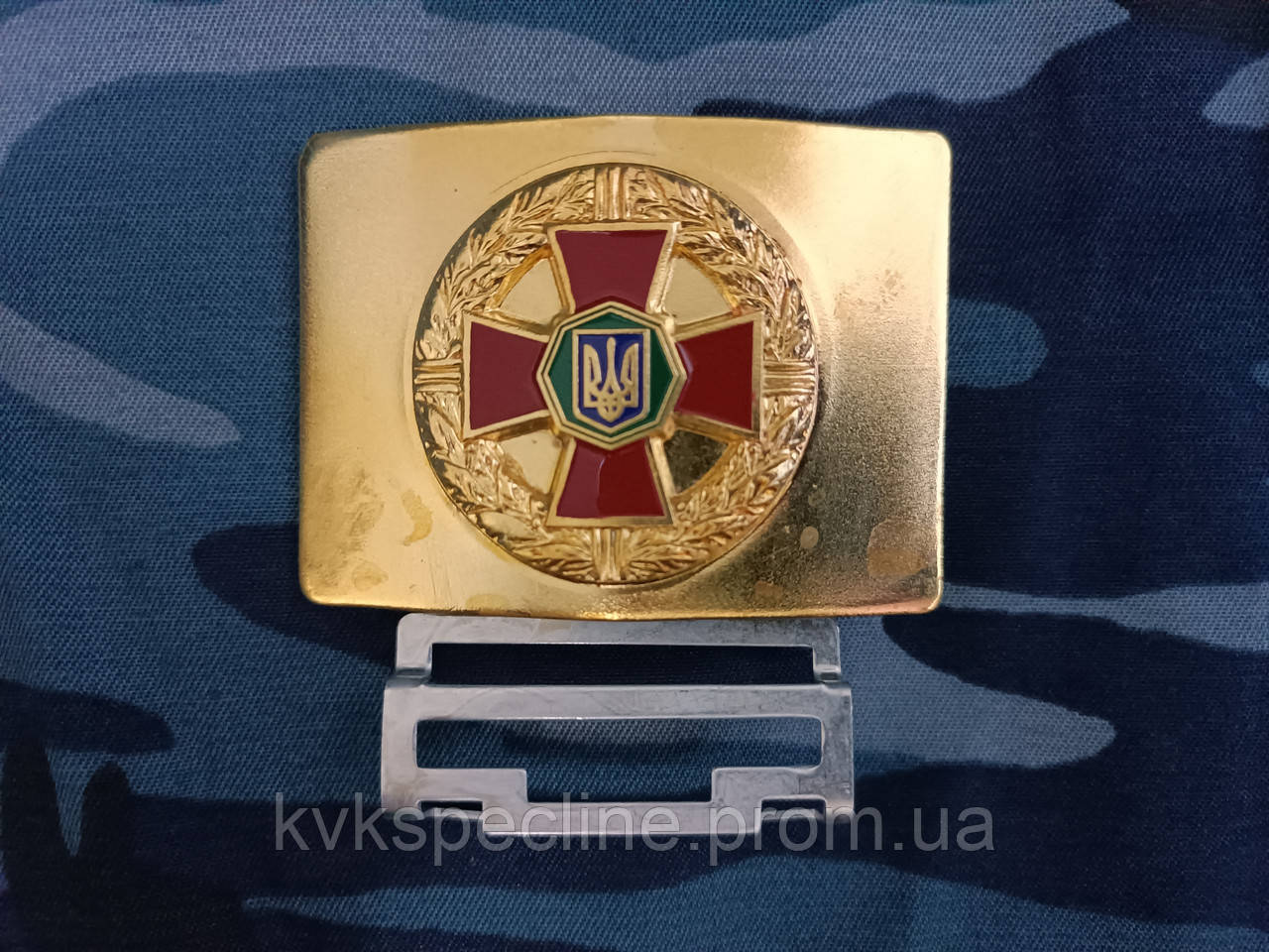 Пряжка бляха НГУ кольорова
