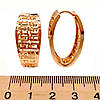 Сережки Xuping з медичного золота, в позолоті, ХР00031 (1), фото 2