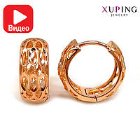 Серьги Xuping из медицинского золота, в позолоте, ХР00084 (1)