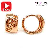 Серьги Xuping из медицинского золота, в позолоте, ХР00096 (1)