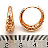 Сережки Xuping з медичного золота, в позолоті 18K, розмір 18х21 мм, ХР00137 (1), фото 2