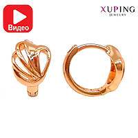 Серьги Xuping из медицинского золота, в позолоте, ХР00151 (1)