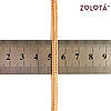 Браслет "Подвійний колос", довжина 20 см, ширина 4 мм, вага 4 г, позолота РО, ЗЛ01156 (20 см), фото 3