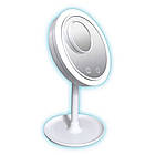 Дзеркало для макіяжу з підсвіткою та вентилятором Beauty Breeze Mirror / Косметичне настільне кругле дзеркало, фото 2