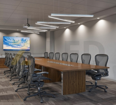 Диммируемый алюминиевый светильник Z-LED 150 Вт +пульт 2990мм, фото 1