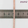 Ланцюжок "Снейк", довжина 50 см, ширина 3 мм, вага 23 г, позолота РО, ЗЛ01230 (50 см), фото 3
