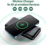 Повербанк батарея Power Bank HX160Q2 30800mAh 25W-PD (2USB+Type-C) Чорний, фото 2