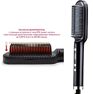 Гребінець випрямляч Hair Straightener HQT-909B Чорний (KG-4400), фото 2