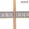 Набір "Колос" (ланцюжок, браслет), довжина 55 і 20 см, ширина 6 мм, вага 32 г, позолота РО, ЗЛ00745 (1), фото 2