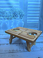 Деревянная монашественница, пивной столик, деревянный поднос 25*35 см