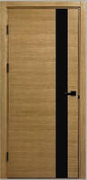 Двери межкомнатные Каро 1 (600, 700, 800, 900) стекло лакобель белая, черная, зеркало