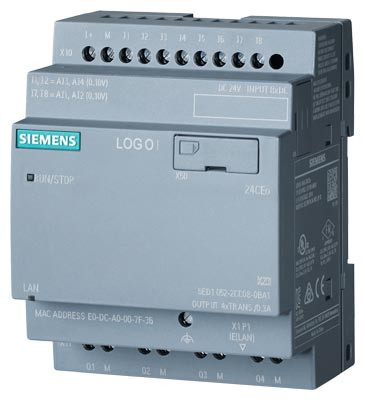 Siemens LOGO! 24CEo, логовий модуль без дисплея, 6ED1052-2CC08-0BA1