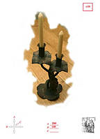 Підсвічник для 2-х свічок