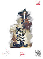 Свічник кований ручної роботи