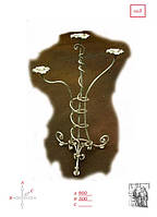 Кований підсвічник підлоговий