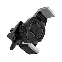 Холдер Hoco CA38 Platinum sharp air outlet in-car holder Black & Grey