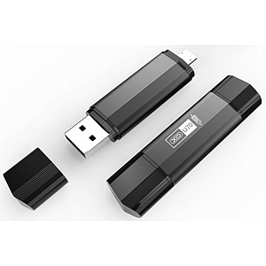USB флешка 2в1 4GB XO U70 OTG Micro USB-USB 2.0U для телефона, комп'ютера