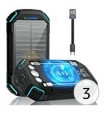 Сонячний заряд W-23 36 000mAh + ліхтарик