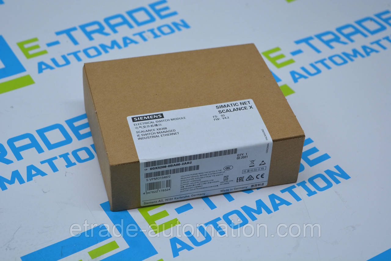 Керований комутатор Siemens 6GK5208-0BA00-2AB2, фото 1