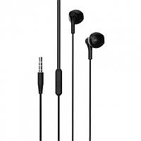 Наушники XO EP39 3.5mm Half In-ear Earphone 1.15M Black