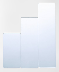 Набір прозорих планшетів для фарбування волосся.